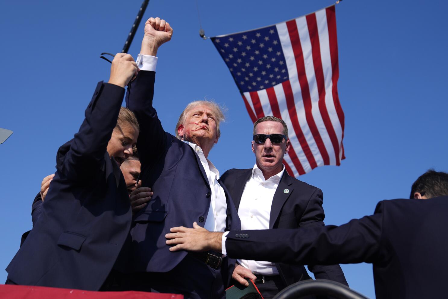 Trump Fight Pose